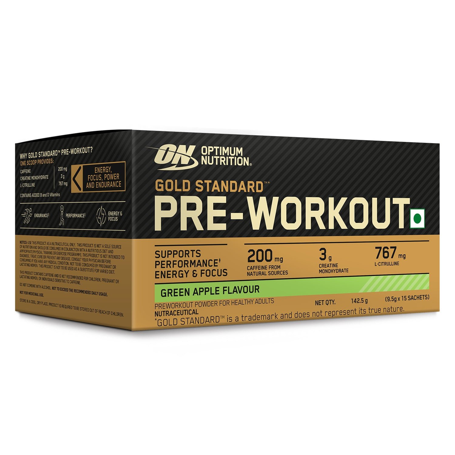 Optimum Nutrition Gold Standard Pre-Workout Green Apple